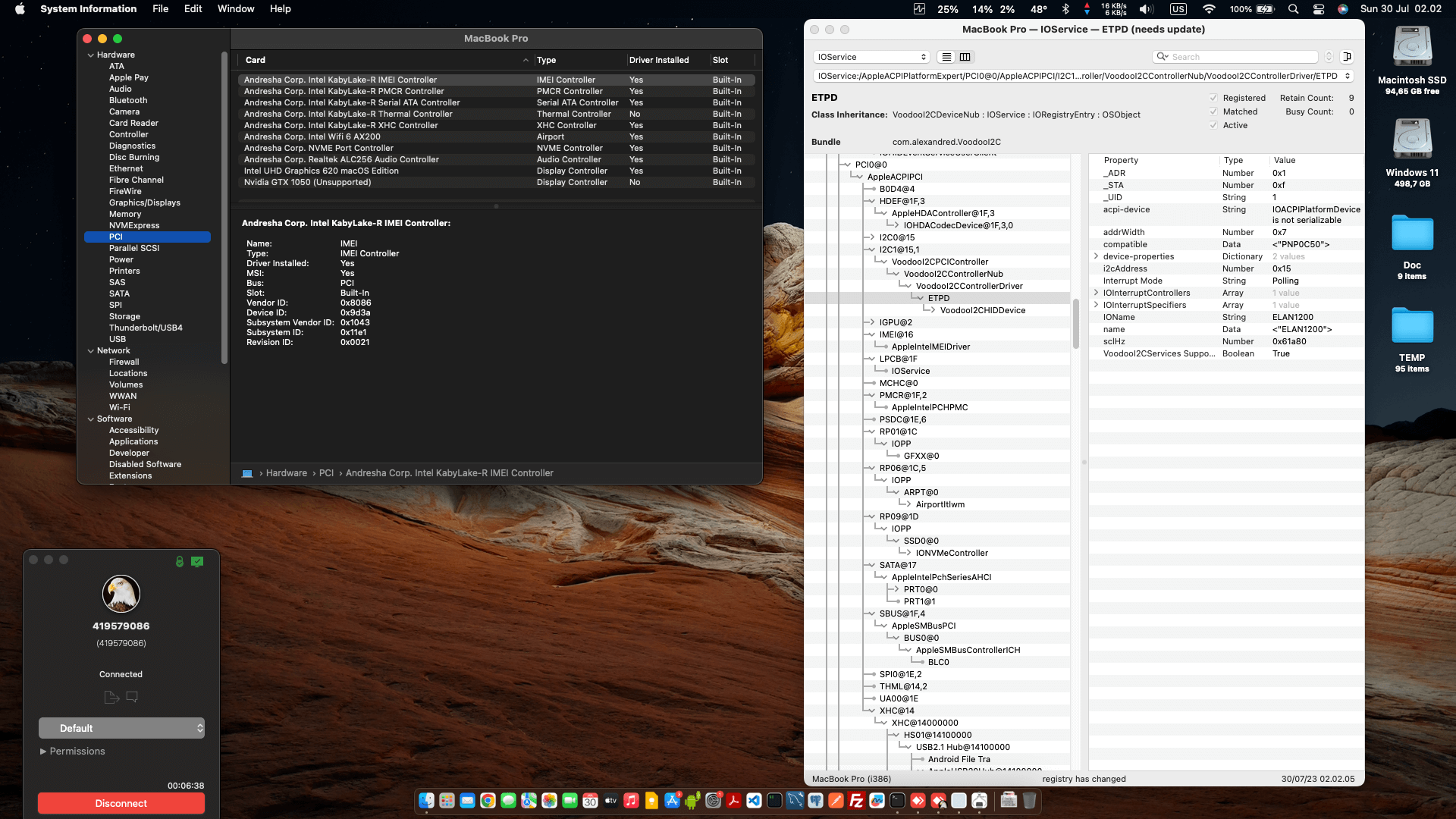 Asus VivoBook Pro F560UD EJ511T 3rd [KabyLake R   Intel UHD 620 + I2C]   OpenCore 1